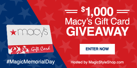 Enter to win a $50 Macy's gift card.