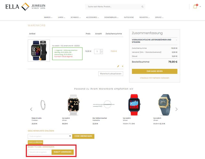 Ella Juwelen Rabattcode Rabatt Januar