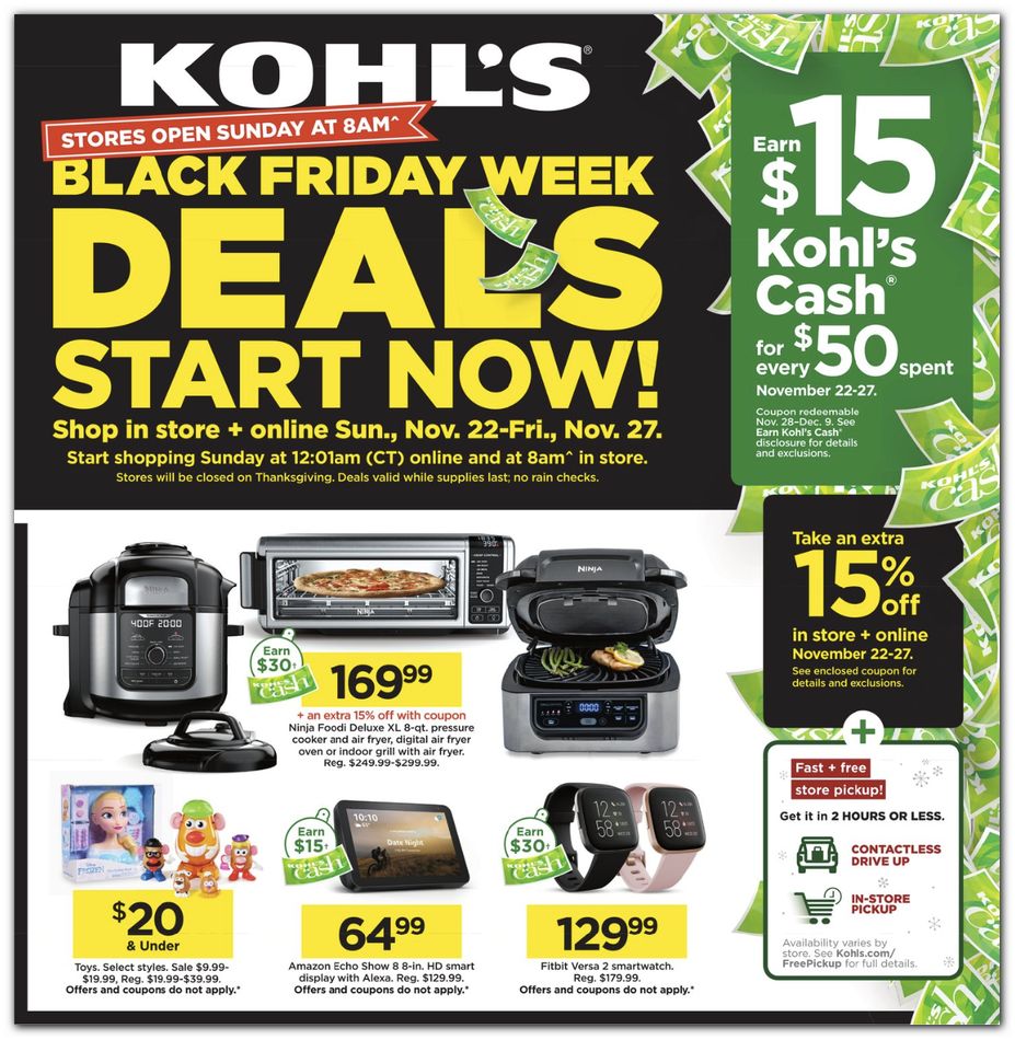 Kohl's Black Friday 2021 Ad