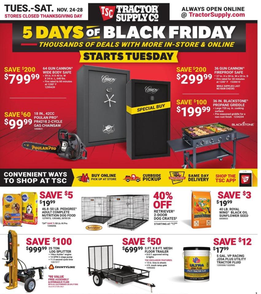 Tractor Supply Co. Black Friday 2021 Ad - Savings.com