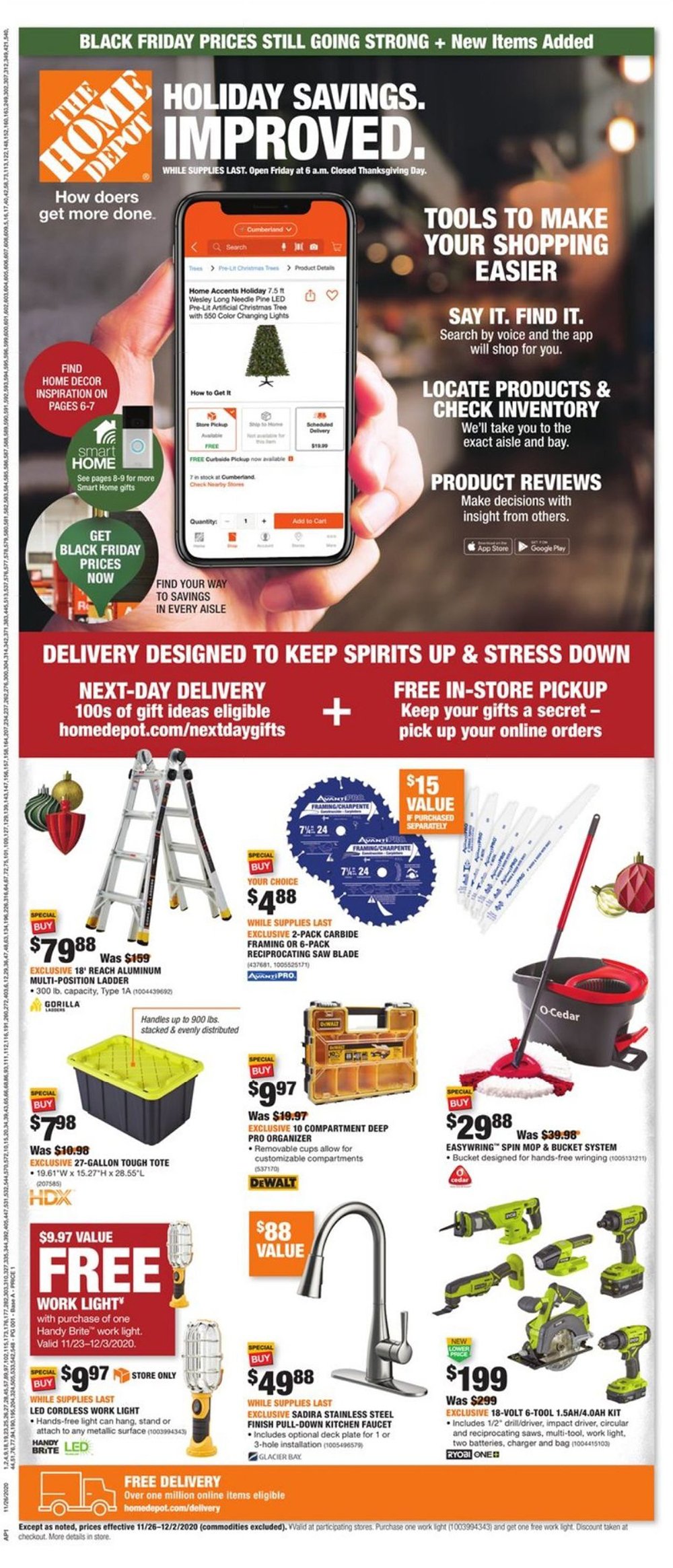Home Depot Cyber Monday 2021 Ad