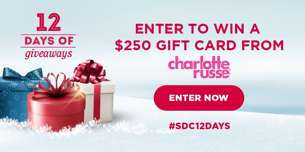 Win a gift card from Charlotte Russe!