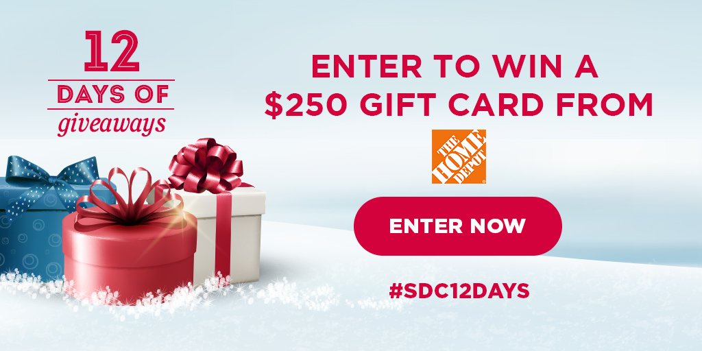 Win a gift card from The Home Depot!