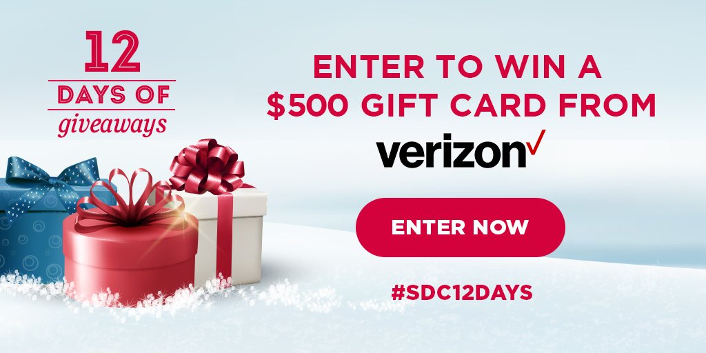 Win a gift card from Verizon!