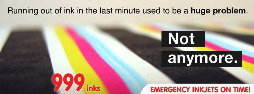 999inks banner image - emergency inkjets, fast delivery