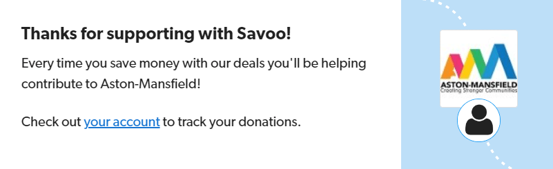 Signing up to support Aston-Mansfield with Savoo