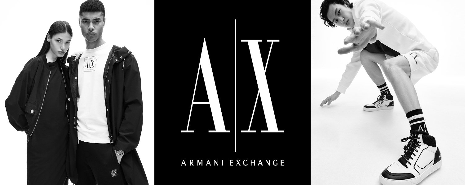 Banniere vetements Armani Exchange