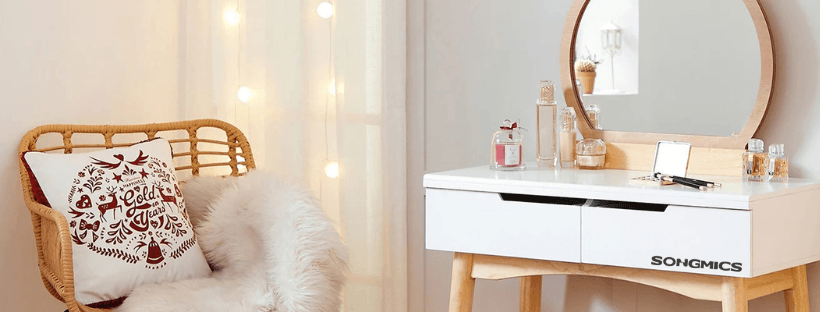 Bureau blanc Songmics