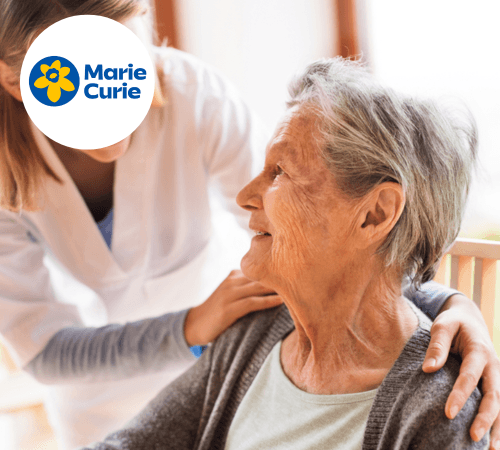 Caring Christmas Marie Curie Image