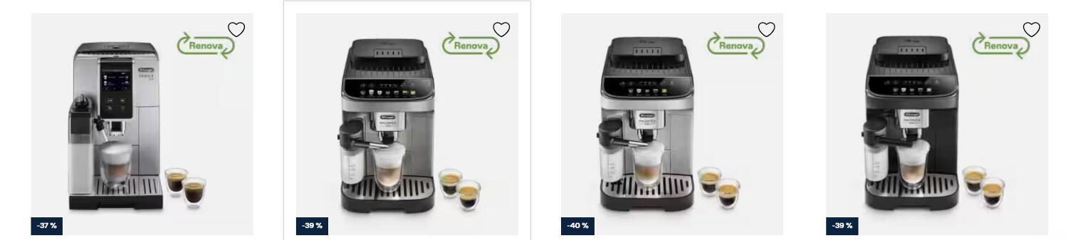 Gebrauchte De&apos;Longhi Kaffeemaschinen zum Vorteilspreis