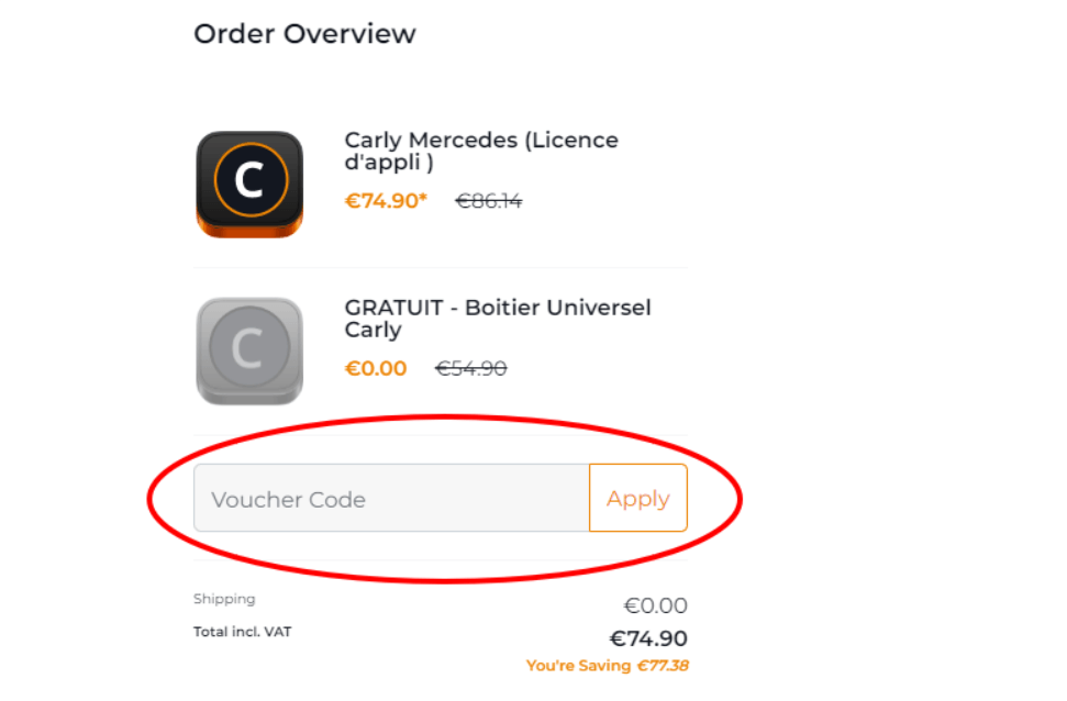 Code promo Carly ᐅ 10% de réduction