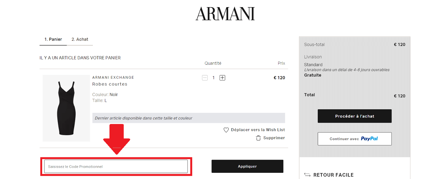 Code promo Armani Exchange 11 offres Mars 2024