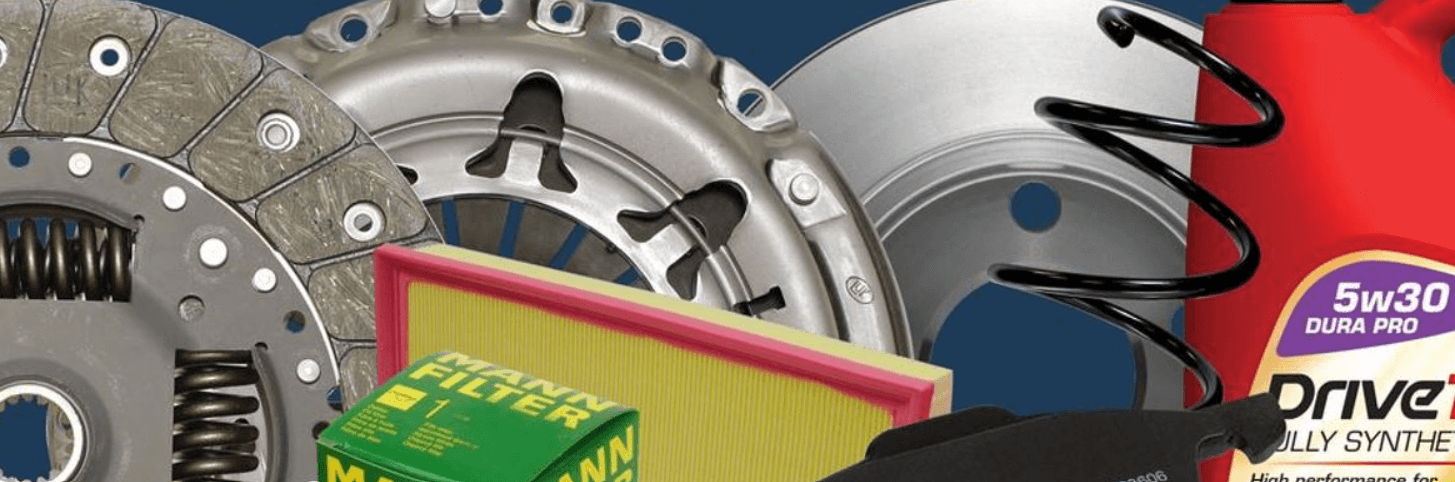 GSF Car Parts - Assortment of car parts and accessories like brake discs