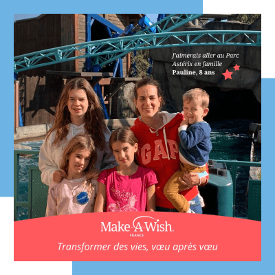 Family supported by Make A Wish