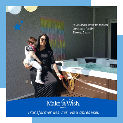 Mother with baby supported by Make A Wish