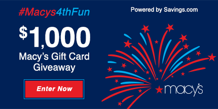 Enter to Win a $50 Macy's Gift Card!, deals, giveaway, frugal shopper, department store savigsm enter now, enter giveaway