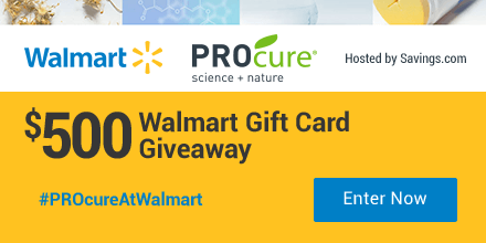 Enter to win a $50 Walmart gift card!