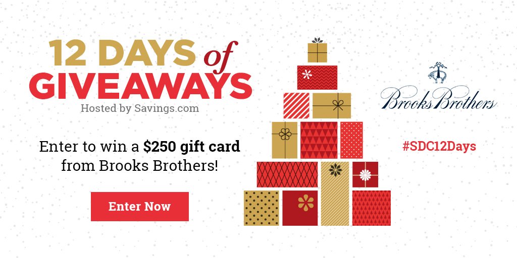 Win a $250 gift card from Brooks Brothers!