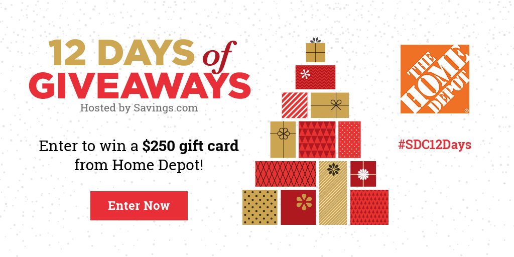 Win a $250 gift card from The Home Depot!