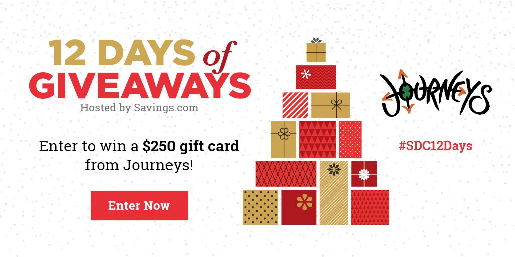 Win a $250 gift card from Journeys!