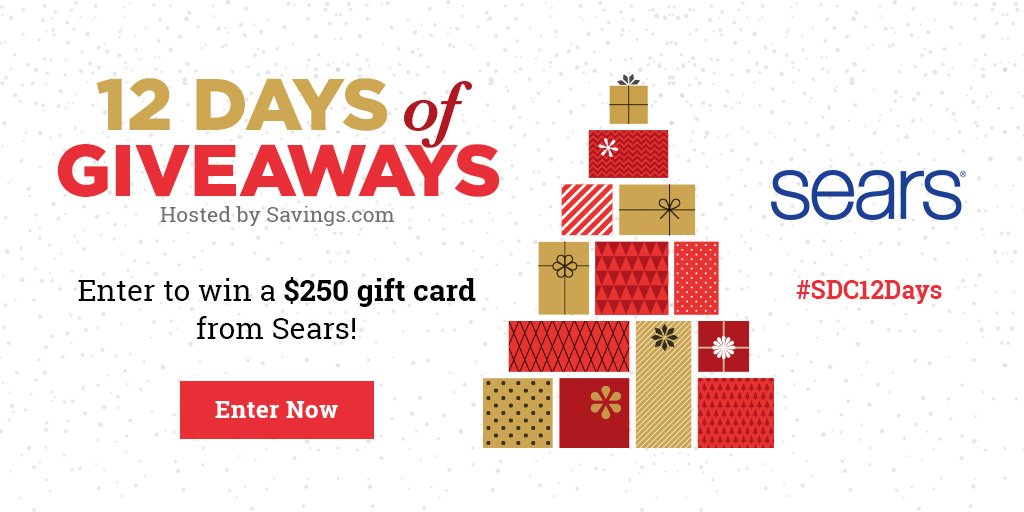 Win a $250 gift card from Sears!