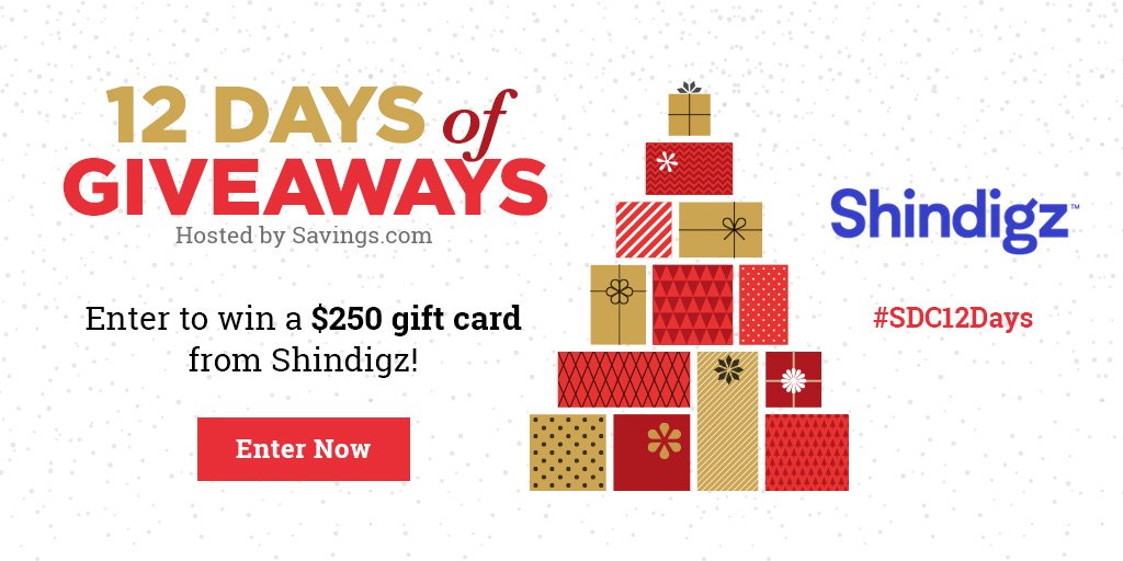 Win a $250 gift card from Shindigz!