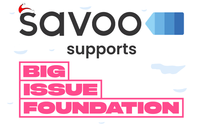 Savoo supports The Big Issue Foundation
