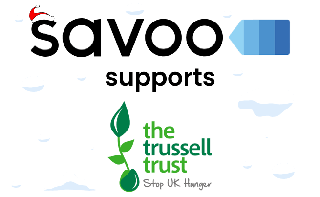 Savoo supports The Trussell Trust