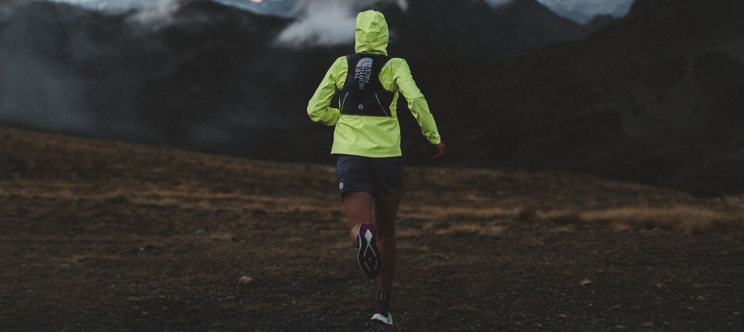 Veste et chaussures de course The North Face
