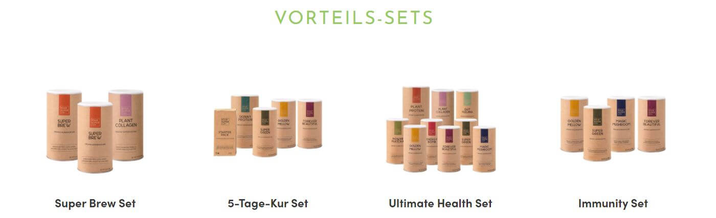 Screenshot von Your-Superfoods-Sets im Online-Shop