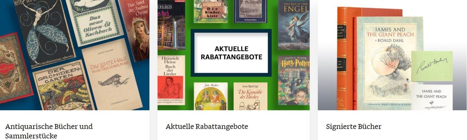 AbeBooks Rabattangebote im Online-Shop