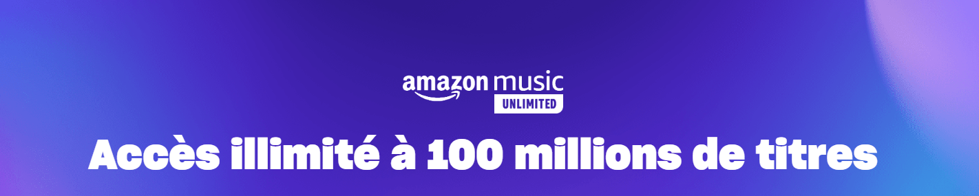 bannière présentant Amazon Music