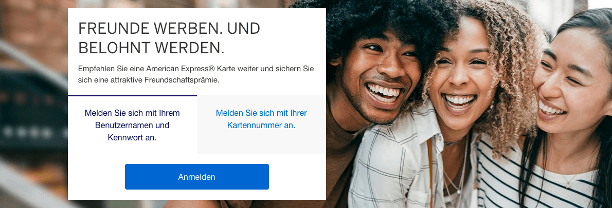 Sichere dir tolle Prämien mit der Freundschaftswerbung bei American Express