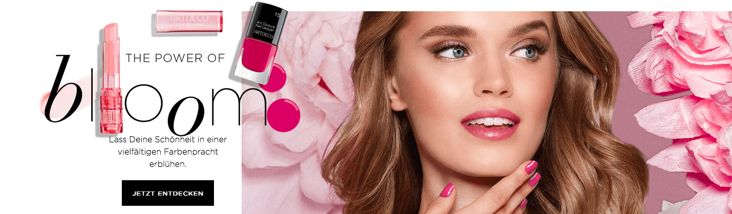 Artdeco Make-up: rosa Lippenstift und Nagellack
