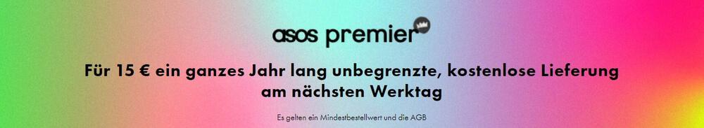 ASOS Premier Abo für 15 € jährlich