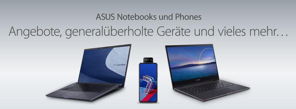 Notebooks und Phones bei Asus generalüberholt kaufen