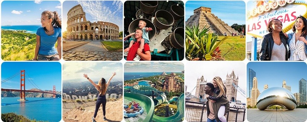 Musées et attractions disponibles avec les pass Go City