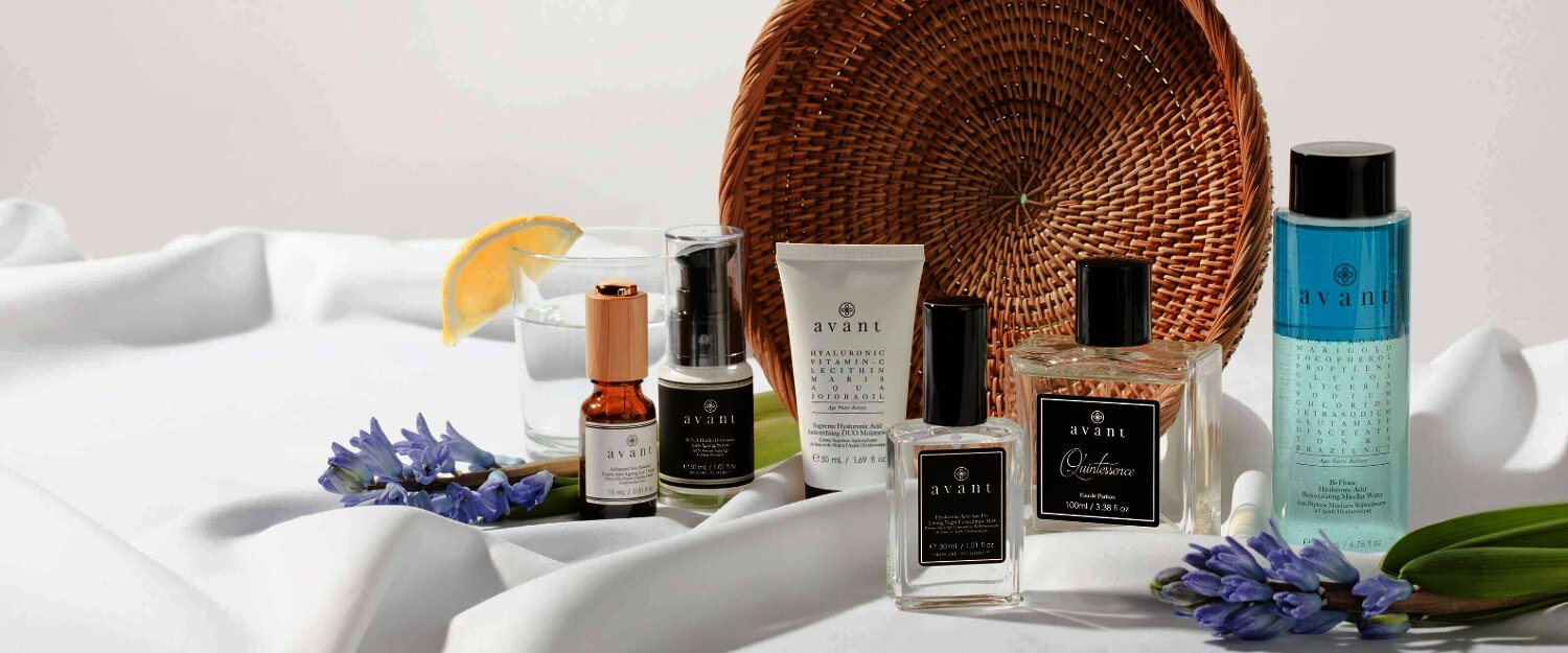 Avant face cream, serum and body lotion