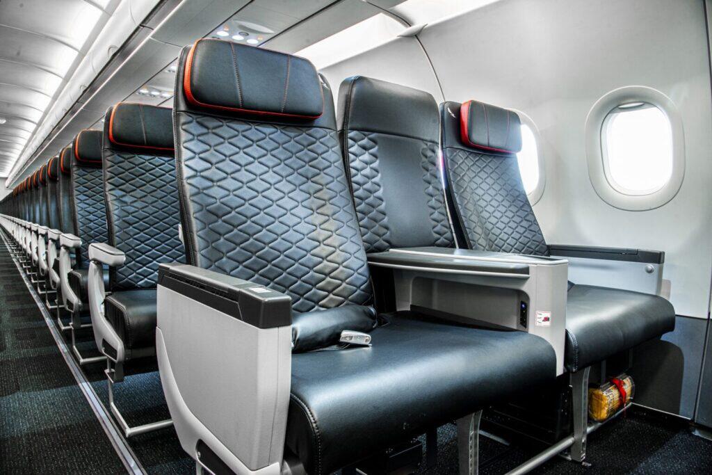 Avianca Airlines plane interior seating