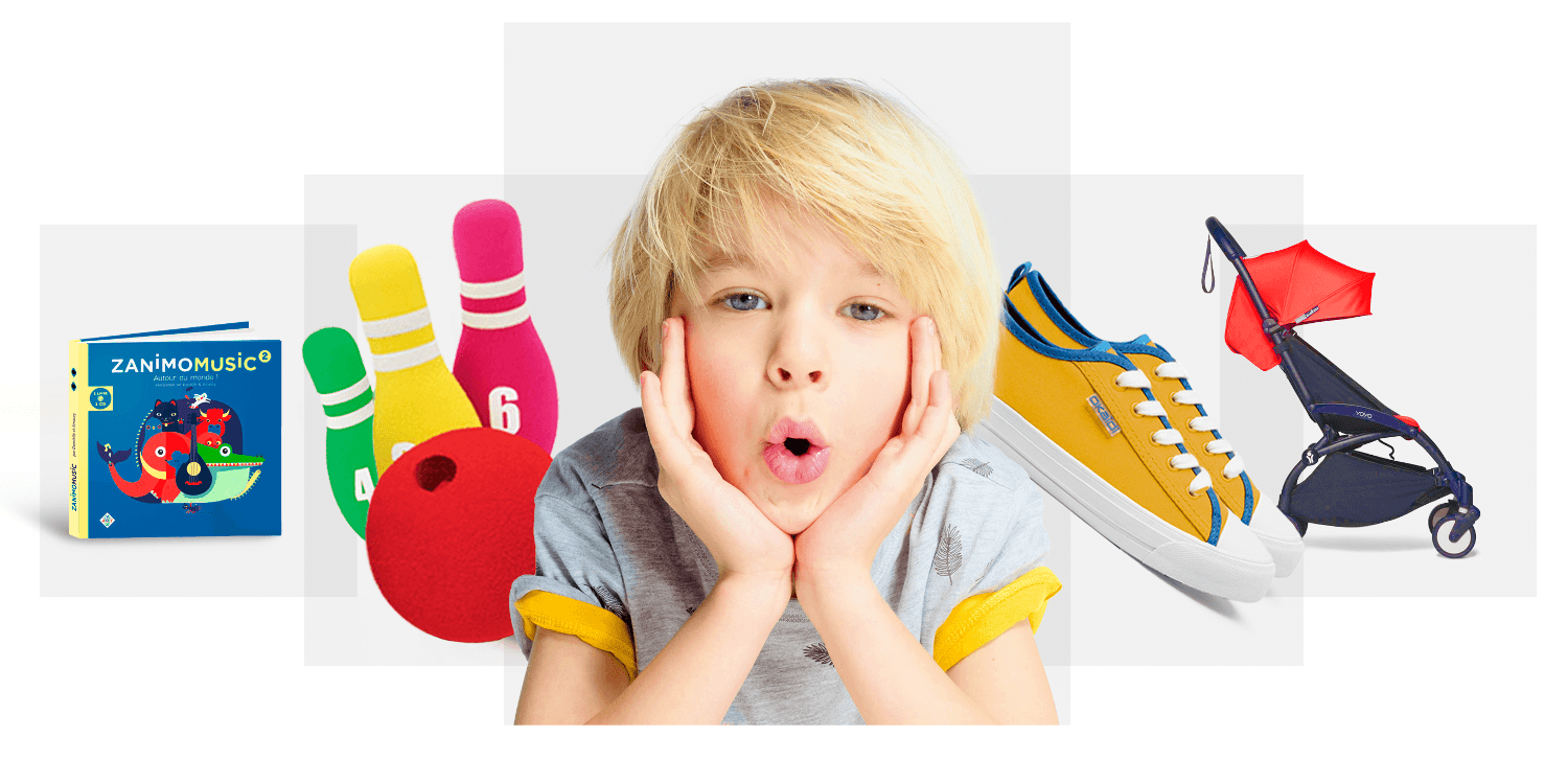 Bannière IDkids montrant un enfant blond entouré de jouets