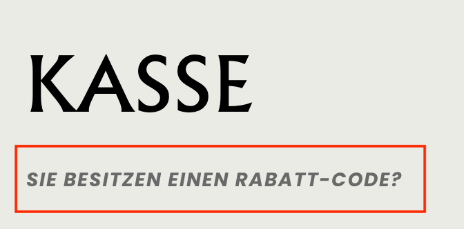 Eingabefeld für den Bemz-Gutschein im Warenkorb Schritt 1