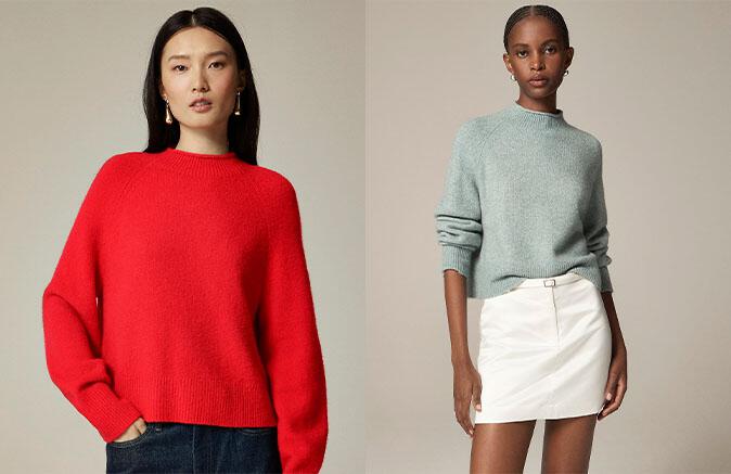 Rollneck Sweater in Supersoft Yarn