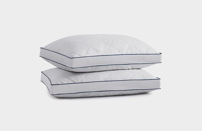 Medium-Firm Feather and Down Pillows (Set of Two)