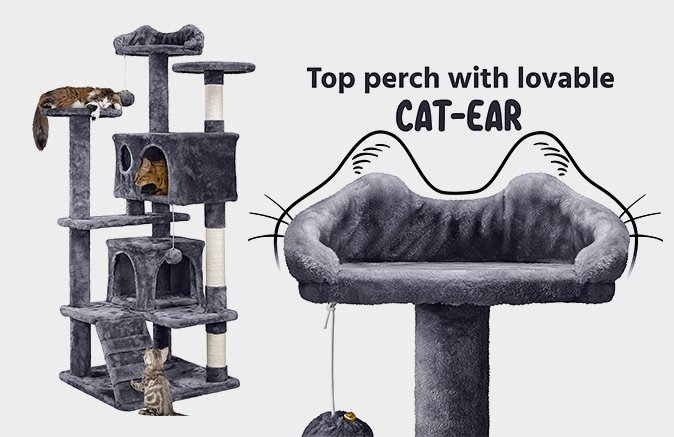 Yaheetech Cat Tree Tower Condo