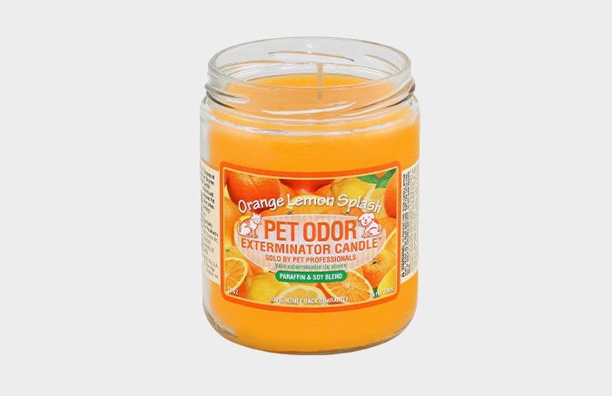 Pet Odor Exterminator Orange Lemon Splash Deodorizing Candle