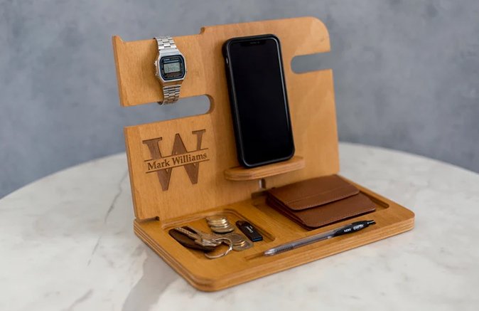 Customized Wooden Docking Station