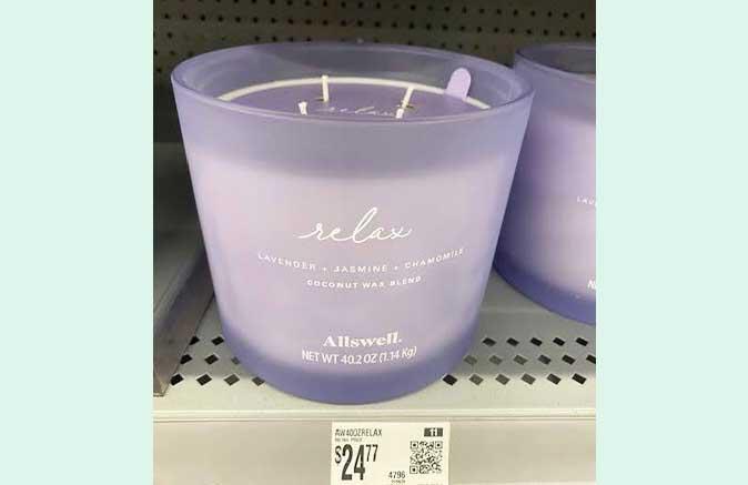 Walmart Candle