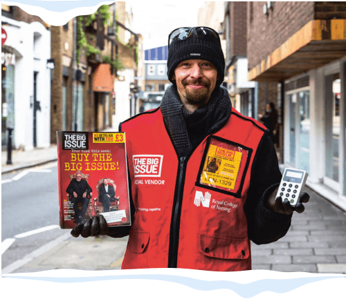 Big Issue Vendor