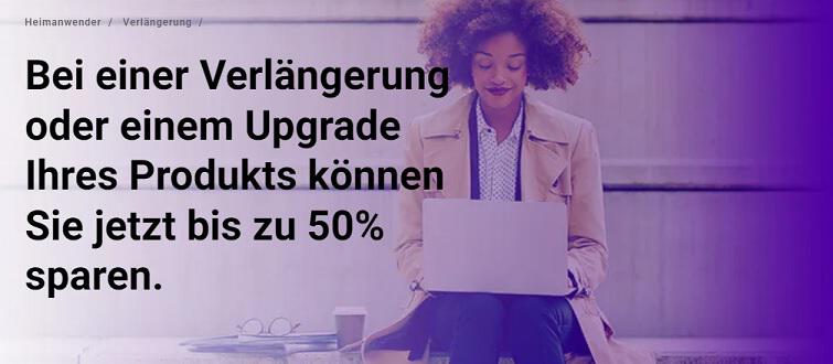 Verlänger dein Abo oder Upgrade dein Software-Paket, um noch mehr mit Bitdefender sparen zu können.