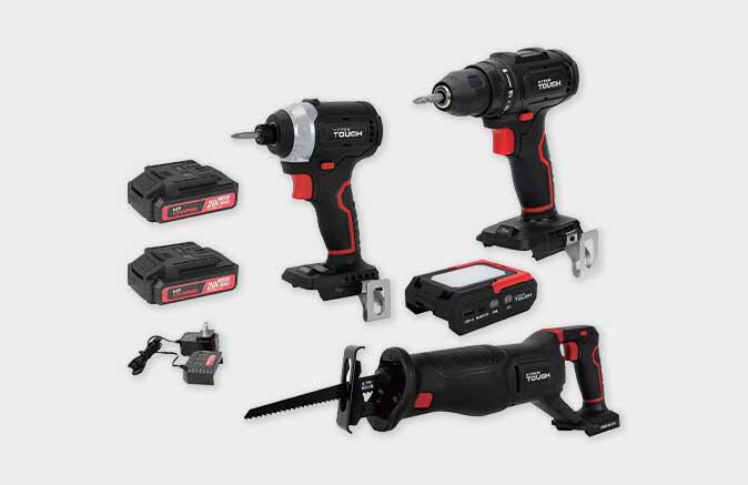 Hyper Tough 20V 4-Tool Power Tool Combo Kit